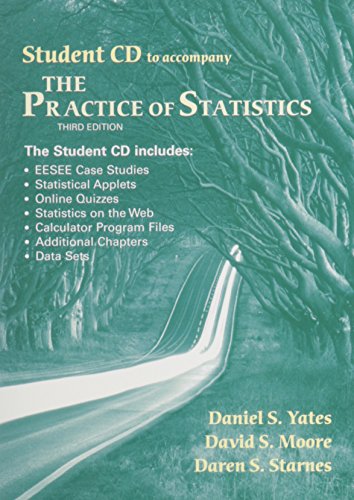 Stock image for Student Cdr + Formula Card for the Practice of Statistics for sale by The Media Foundation