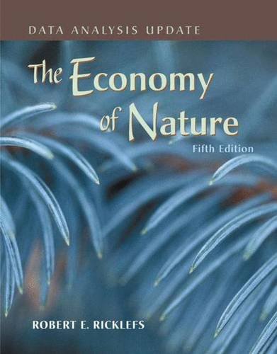 Imagen de archivo de The Economy of Nature Data Analysis Update a la venta por ThriftBooks-Atlanta