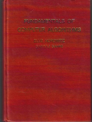9780716780458: Fundamentals of Computer Algorithms