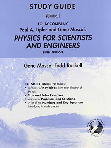9780716783329: Study Guide to 5r.e. (v. 1) (Physics for Scientists and Engineers)