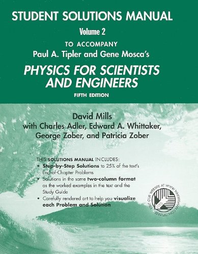 Stock image for Physics for Scientists and Engineers Student Solutions Manual, Volume 2 (v. 2 & 3) for sale by HPB-Red