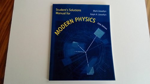 Beispielbild fr Modern Physics Student Solutions Manual zum Verkauf von SecondSale