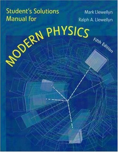 Stock image for Modern Physics Student Solutions Manual for sale by SecondSale