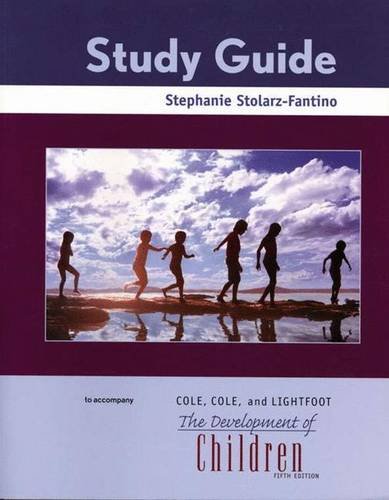 9780716786733: Study Guide to Accompany the Development of Children