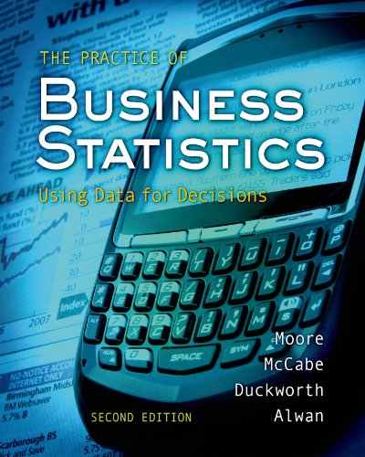 Beispielbild fr The Practice of Business Statistics: Using Data for Decisions zum Verkauf von HPB-Red