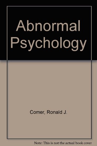 Abonormal Psychology, Student CD, Scientific American Reader for Comer & Case Studies for Abnormal Psychology (9780716795186) by Comer, Ronald J.