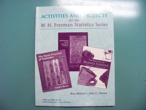 9780716798095: Activities and Projects for the W. H. Freeman Statistics Series