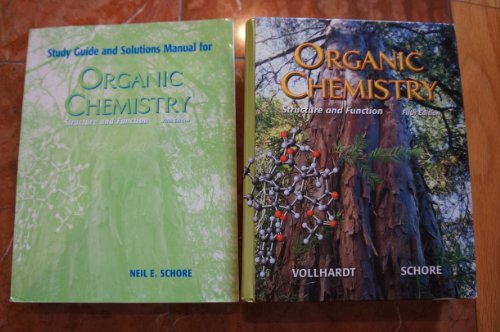 Imagen de archivo de Organic Chemistry: Structure and Function a la venta por BookHolders