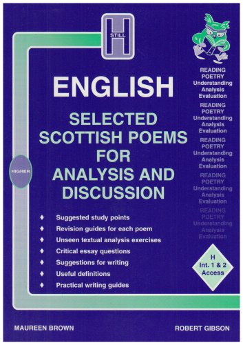 Stock image for Selected Scottish Poems for Analysis and Discussion for sale by Wonder Book