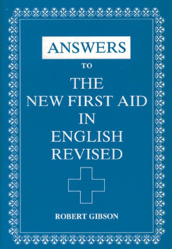 Beispielbild fr Answers to The New First Aid in English Revised zum Verkauf von WorldofBooks