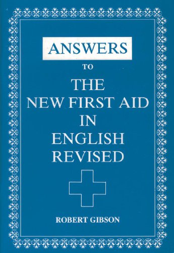 Imagen de archivo de Answers to The New First Aid in English Revised a la venta por Brit Books