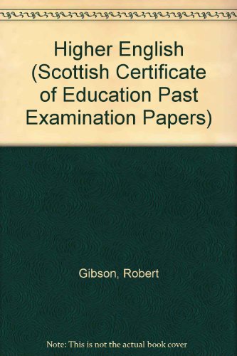 National Qualifications: Higher Still Higher English (Scottish Certificate of Education Past Examination Papers) (9780716993209) by [???]