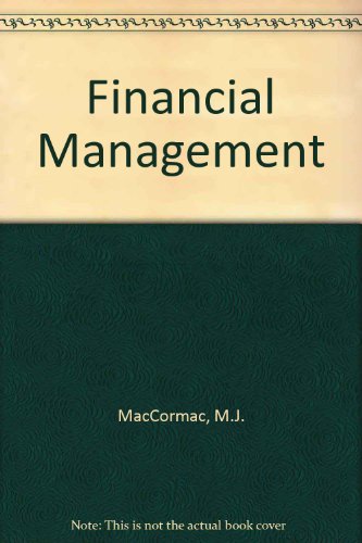 Beispielbild fr Financial Management zum Verkauf von Kennys Bookstore