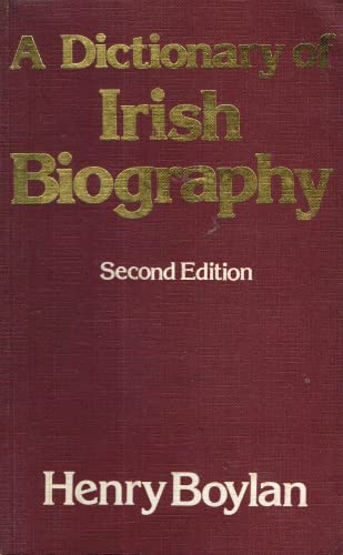 Stock image for A Dictionary of Irish Biography for sale by Kennys Bookstore