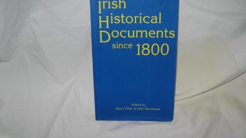 Beispielbild fr Irish Historical Documents Since 1800 zum Verkauf von Reuseabook