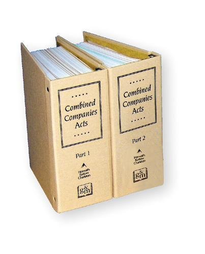 Stock image for Combined Companies Acts: Complete Works Incorporating All Updates for sale by Kennys Bookshop and Art Galleries Ltd.