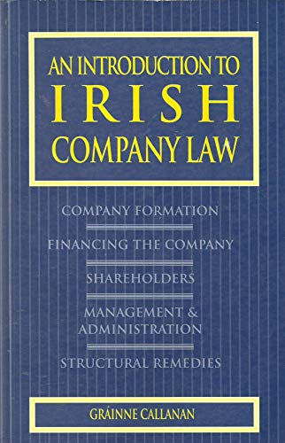 9780717127344: An introduction to Irish company law