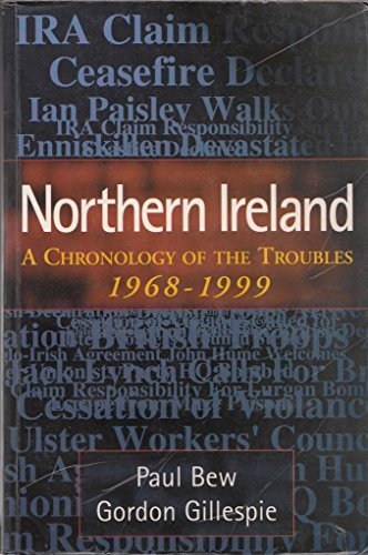 9780717128280: Northern Ireland: A Chronology of the Troubles, 1968-99