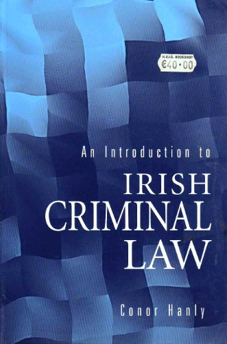 Beispielbild fr An Introduction to Irish Criminal Law zum Verkauf von WorldofBooks