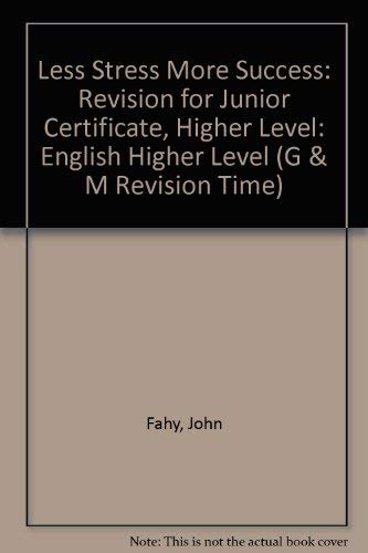 Stock image for English Revision for Junior Cert Higher Level for sale by Librera 7 Colores