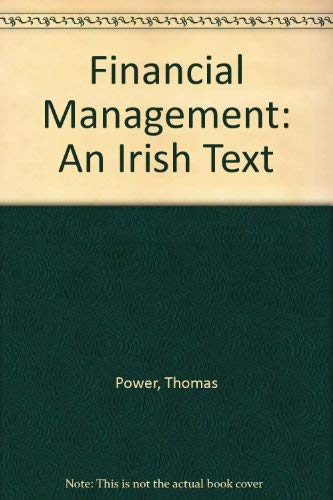 Stock image for Financial Management: An Irish Text for sale by WorldofBooks