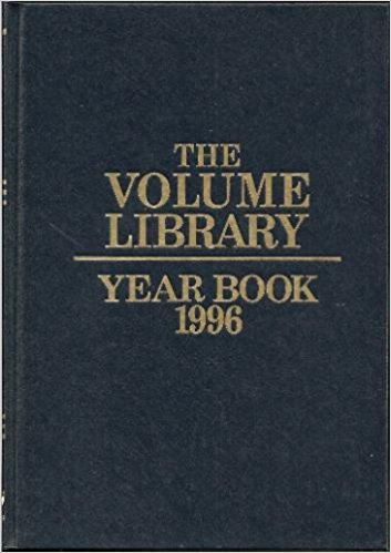 Stock image for The Volume Library Yearbook 1996 for sale by BookHolders