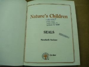 9780717219100: Seals (Nature's Children)