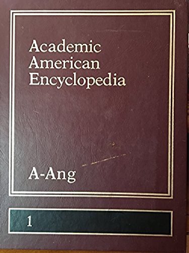 Stock image for Academic American Encyclopedia (A - Ang, volume 1) for sale by The Book Garden