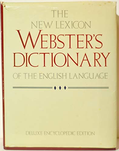 Stock image for The New Lexicon Websters Dictionary of the English Language for sale by Hawking Books