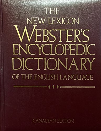 Beispielbild fr New Lexicon Webster's Encyclopedic Dictionary zum Verkauf von Better World Books