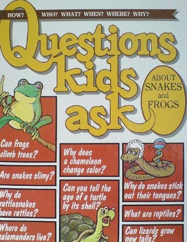 Imagen de archivo de Questions Kids Ask About Snakes and Frogs a la venta por Wonder Book