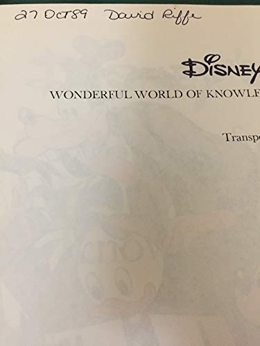 Stock image for Disney's Wonderful World of Knowledge : Treasures of the Earth for sale by Better World Books