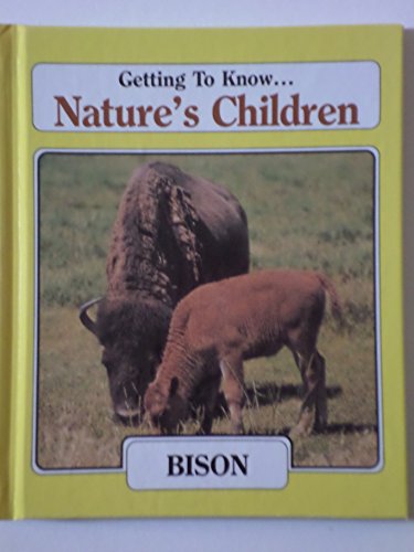 Beispielbild fr Bison: And, Opossum / Laima Dingwall (Getting to know . nature's children) zum Verkauf von Better World Books