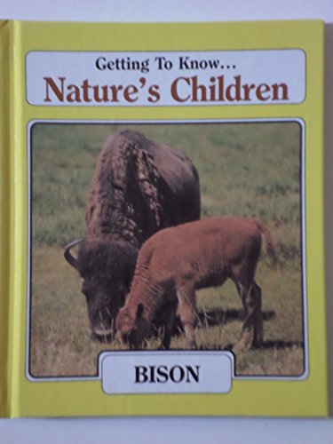 Imagen de archivo de Bison: And, Opossum / Laima Dingwall (Getting to know . nature's children) a la venta por Better World Books