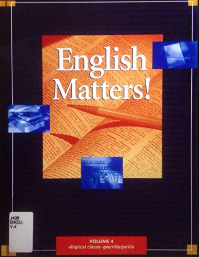 Beispielbild fr English Matters zum Verkauf von Wonder Book