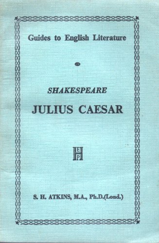 Stock image for Shakespeare's " Julius Caesar " (Guides to Lit. S) for sale by Redux Books