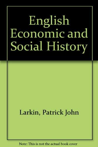 Stock image for English Economic and Social History for sale by The Guru Bookshop
