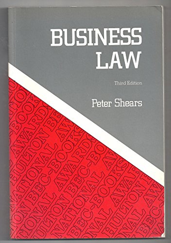 Business Law (9780717511365) by Shears, Peter