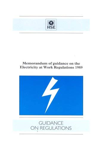Stock image for Electricity at Work Regulations: Memorandum and Guidance for sale by WorldofBooks