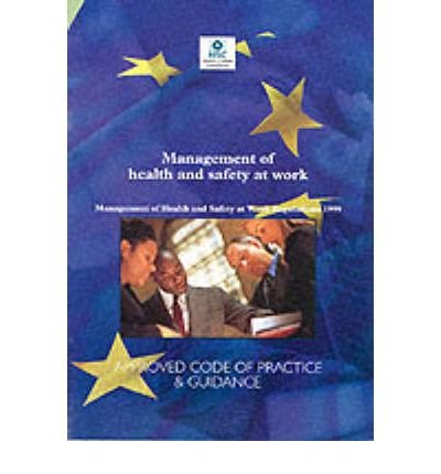 Beispielbild fr Management of Health and Safety at Work zum Verkauf von WorldofBooks