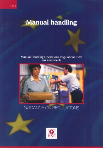 9780717628230: Manual Handling : Manual Handling Operations Regulations 1992 - Guidance on Regulations
