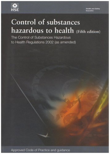 Stock image for Control of Substances Hazardous to Health Regulations: 05 (Legal S.) for sale by WorldofBooks