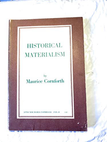 Beispielbild fr Historical Materialism zum Verkauf von Vashon Island Books