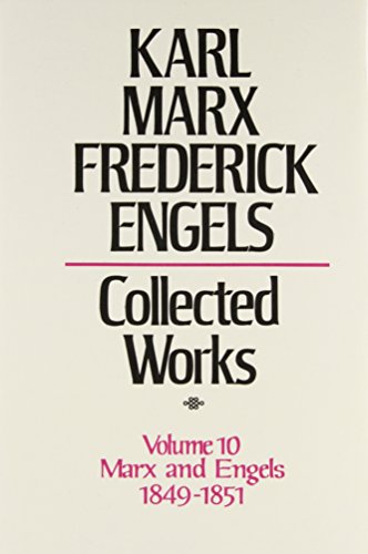 9780717805105: Karl Marx, Frederick Engels: Marx and Engels Collected Works 1849-51 (10) (Volume 10)