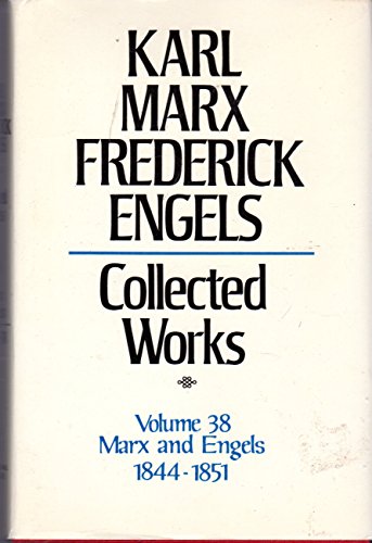 Beispielbild fr The Collected Works of Karl Marx and Frederick Engels, Volume 38 1849-1851 zum Verkauf von JPH Books