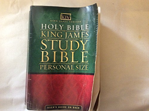 Stock image for King James Study Bible Personal Size Edition for sale by Idaho Youth Ranch Books