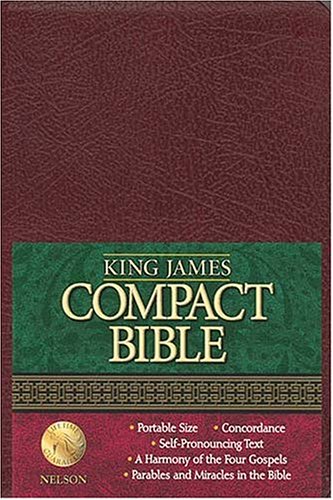 9780718001339: Holy Bible King James Bible: Burgundy Bonded Leather Compact Text