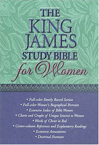 9780718003531: The King James Study Bible for Women: Black Bonded Leather Gilded-Gold Page Edges