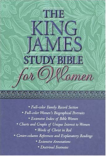 9780718003531: The King James Study Bible for Women (Black Leather)