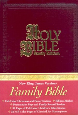 9780718006549: Family Bible-NKJV-Christmas